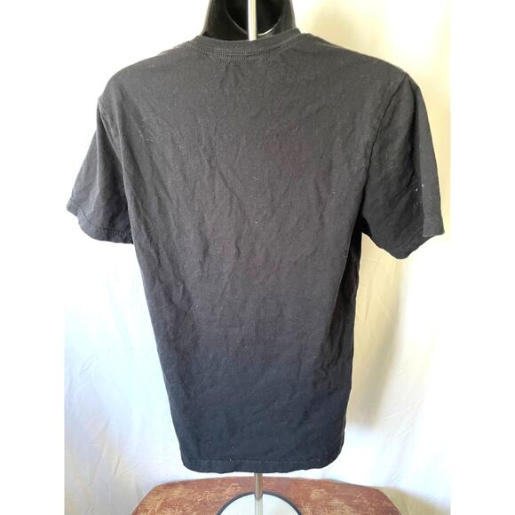 Rolling Stones 1975 Tour T-Shirt Black Size Small Unisex Tee - Picture 2 of 5